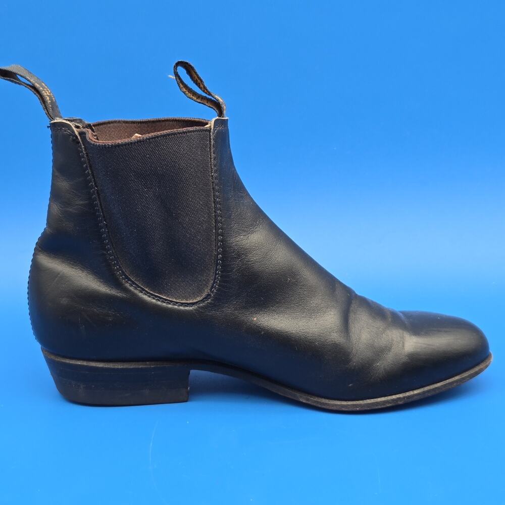 R.M. Williams Adelaide Boots Women’s Size 7 Black Leather Chelsea Boots - Picture 7 of 11